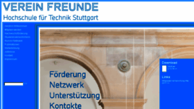 What Freunde.hft-stuttgart.de website looked like in 2017 (6 years ago)