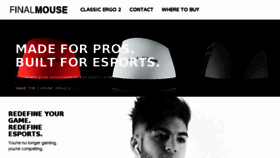 What Finalmouse.com website looked like in 2018 (6 years ago)