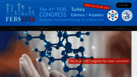 What Febs2016.org website looked like in 2018 (6 years ago)