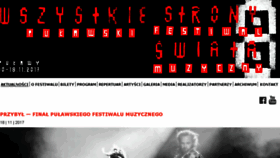 What Festiwalwss.pl website looked like in 2018 (6 years ago)