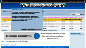 What Forodelolivar.es website looked like in 2018 (6 years ago)