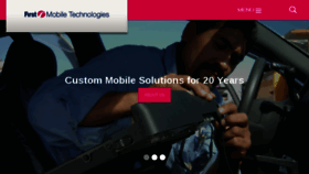 What Firstmobiletechnologies.com website looked like in 2018 (6 years ago)