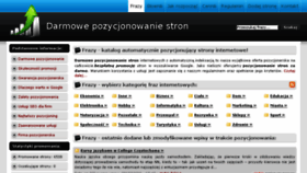 What Frazy.pl website looked like in 2018 (6 years ago)