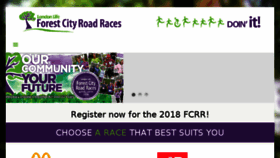 What Forestcityroadraces.com website looked like in 2018 (6 years ago)