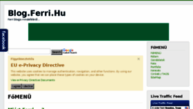 What Ferri.hu website looked like in 2018 (6 years ago)