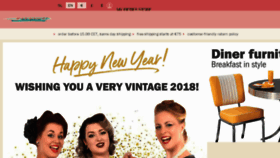 What Fiftiesstore.com website looked like in 2018 (6 years ago)