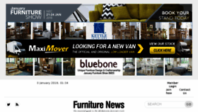What Furniturenews.net website looked like in 2018 (6 years ago)