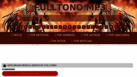 What Fulltono.net website looked like in 2018 (6 years ago)