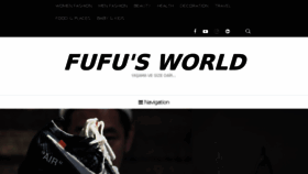 What Fufusworld.com website looked like in 2018 (6 years ago)