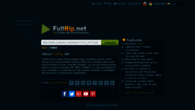 What Fullrip.net website looked like in 2018 (6 years ago)