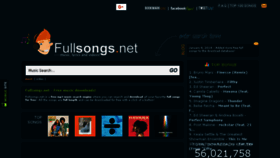 What Fullsongs.net website looked like in 2018 (6 years ago)