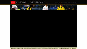 What Fussballlivestream.tv website looked like in 2018 (6 years ago)