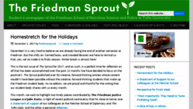 What Friedmansprout.com website looked like in 2018 (6 years ago)