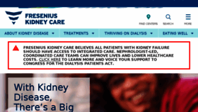 What Freseniuskidneycare.com website looked like in 2018 (6 years ago)