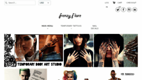 What Frenzyflare.com website looked like in 2018 (6 years ago)