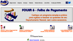 What Folli.com.br website looked like in 2018 (6 years ago)