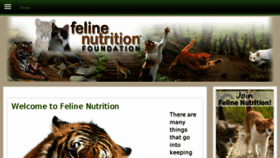 What Feline-nutrition.org website looked like in 2018 (6 years ago)
