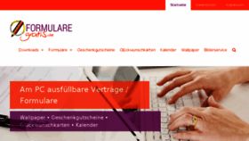 What Formulare-gratis.de website looked like in 2018 (6 years ago)