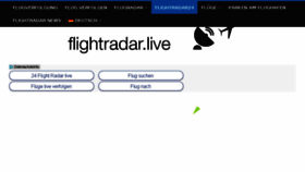 What Flightradar.live website looked like in 2018 (6 years ago)