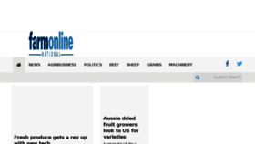 What Farmonline.com.au website looked like in 2018 (6 years ago)