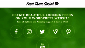 What Feedthemsocial.com website looked like in 2018 (6 years ago)