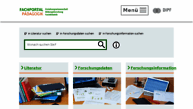 What Fachportal-paedagogik.de website looked like in 2018 (6 years ago)