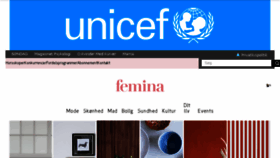 What Femina.dk website looked like in 2018 (6 years ago)