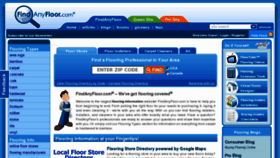 What Findanyfloor.com website looked like in 2018 (6 years ago)