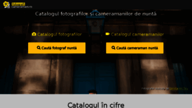 What Fotografi-cameramani.ro website looked like in 2018 (6 years ago)
