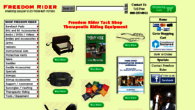 What Freedomrider.com website looked like in 2018 (6 years ago)