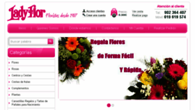 What Floristerialadyflor.es website looked like in 2018 (6 years ago)
