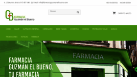What Farmaciaguzmanelbueno.com website looked like in 2018 (6 years ago)