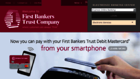 What Firstbankers.com website looked like in 2018 (6 years ago)