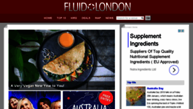 What Fluidlondon.co.uk website looked like in 2018 (6 years ago)