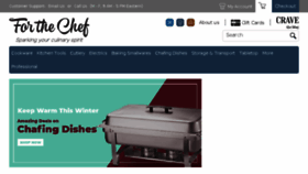 What Forthechef.com website looked like in 2018 (6 years ago)