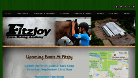 What Fitzjoyfarm.com website looked like in 2018 (6 years ago)