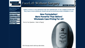 What Faceliftwithoutsurgery.com website looked like in 2018 (6 years ago)
