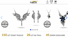 What Fabos.cz website looked like in 2018 (6 years ago)