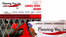 What Flooringyou.com website looked like in 2018 (6 years ago)