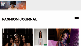 What Fashionjournal.com.au website looked like in 2018 (6 years ago)
