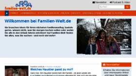What Familien-welt.de website looked like in 2018 (6 years ago)