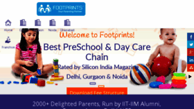 What Footprintseducation.in website looked like in 2018 (6 years ago)