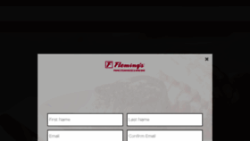 What Flemingssteakhouse.com website looked like in 2018 (6 years ago)