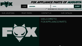 What Foxaugusta.com website looked like in 2018 (6 years ago)