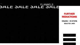 What Flannels.com website looked like in 2018 (6 years ago)