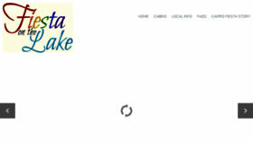 What Fiestaonthelake.com website looked like in 2018 (6 years ago)
