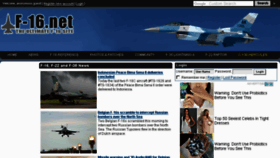 What F-16.net website looked like in 2018 (6 years ago)