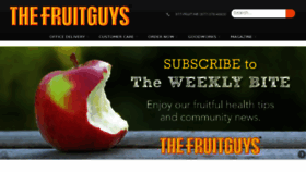 What Fruitguys.com website looked like in 2018 (6 years ago)