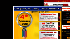 What Fiitjee.co website looked like in 2018 (7 years ago)