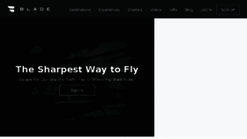 What Flyblade.com website looked like in 2018 (7 years ago)
